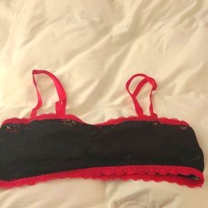 Lacey pullover bralette